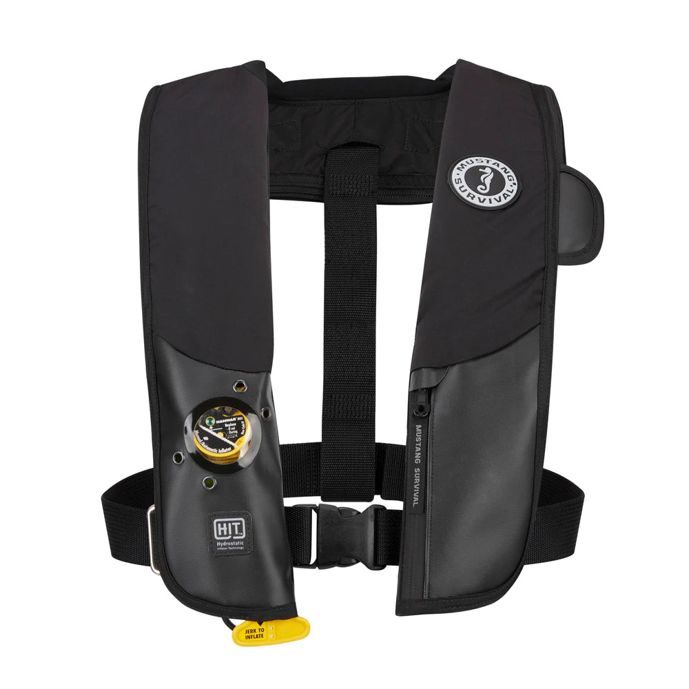 Mustang HIT Hydrostatic Inflatable Automatic PFD - Black - MD318302-13-0-202