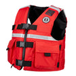 Mustang SAR Vest w/SOLAS Reflective Tape - Red - Small - MV5606-4-S-216