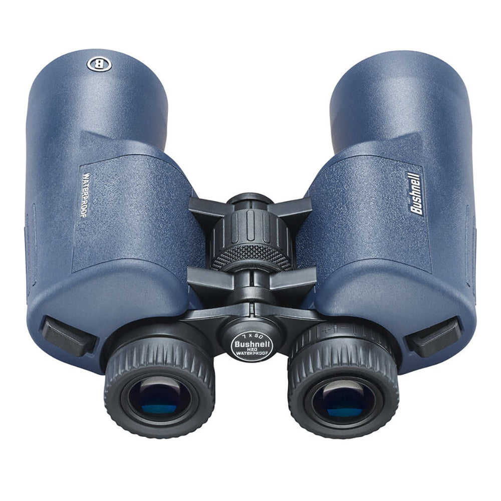 Bushnell 7x50mm H2O Binocular - Dark Blue Porro WP/FP Twist Up Eyecups - 157050R