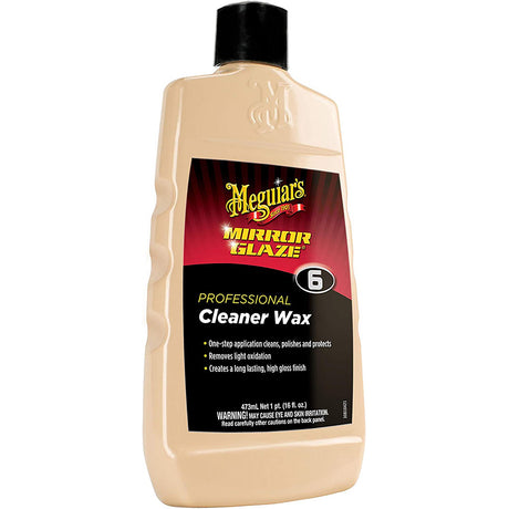 Meguiar's M6 Mirror Glaze  Cleaner Wax - 16oz - M0616