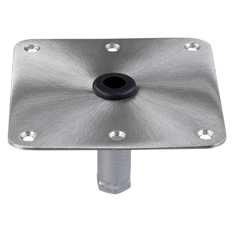Springfield KingPin  7" x 7" Stainless Steel Square Base (Threaded) - 1630001
