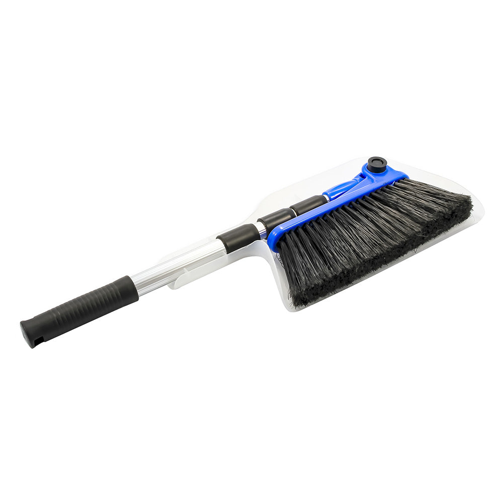 Camco RV Broom & Dustpan - Bilingual - 43623