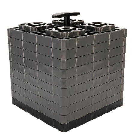 Camco FasTen Leveling Blocks XL with T-Handle - 2x2 - Grey *10-Pack - 44527