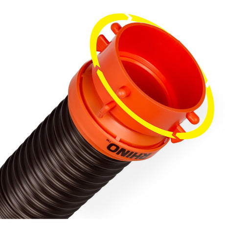 Camco RhinoFLEX 5' Sewer Hose Extension w/Swivel Bayonet & Lug - 39765