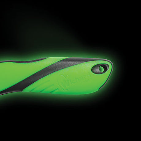Wichard Offshore Knife - Serrated Blade - Shackler/Spike - Fluorescent - 10122