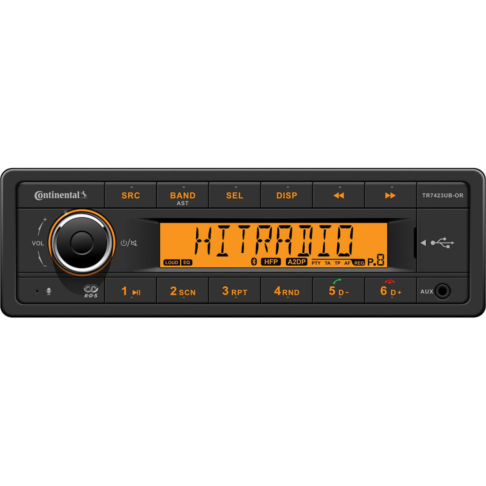 Continental Stereo with AM/FM/BT/USB - 24V - TR7423UB-OR