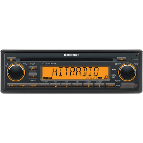 Continental Stereo with CD/AM/FM/BT/USB - 24V - CD7426UB-OR