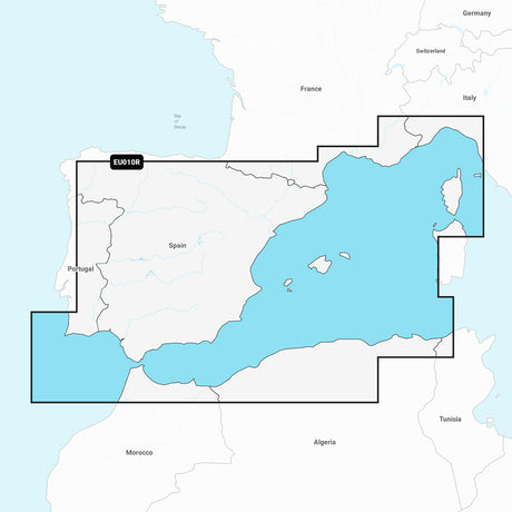 Garmin NVEU010R Spain, Mediterranean Coast - Marine Charts Garmin Navionics Vision+ - 010-C1237-00