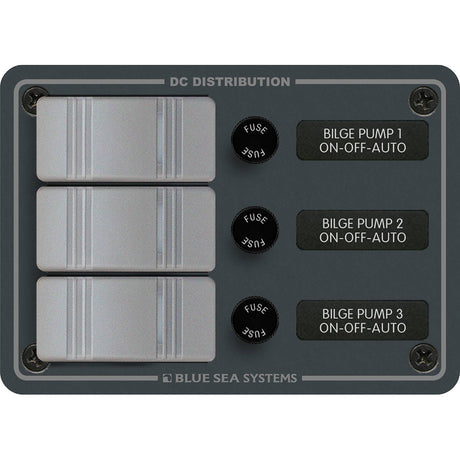 Blue Sea 8665 Contura 3 Bilge Pump Control Panel - 8665