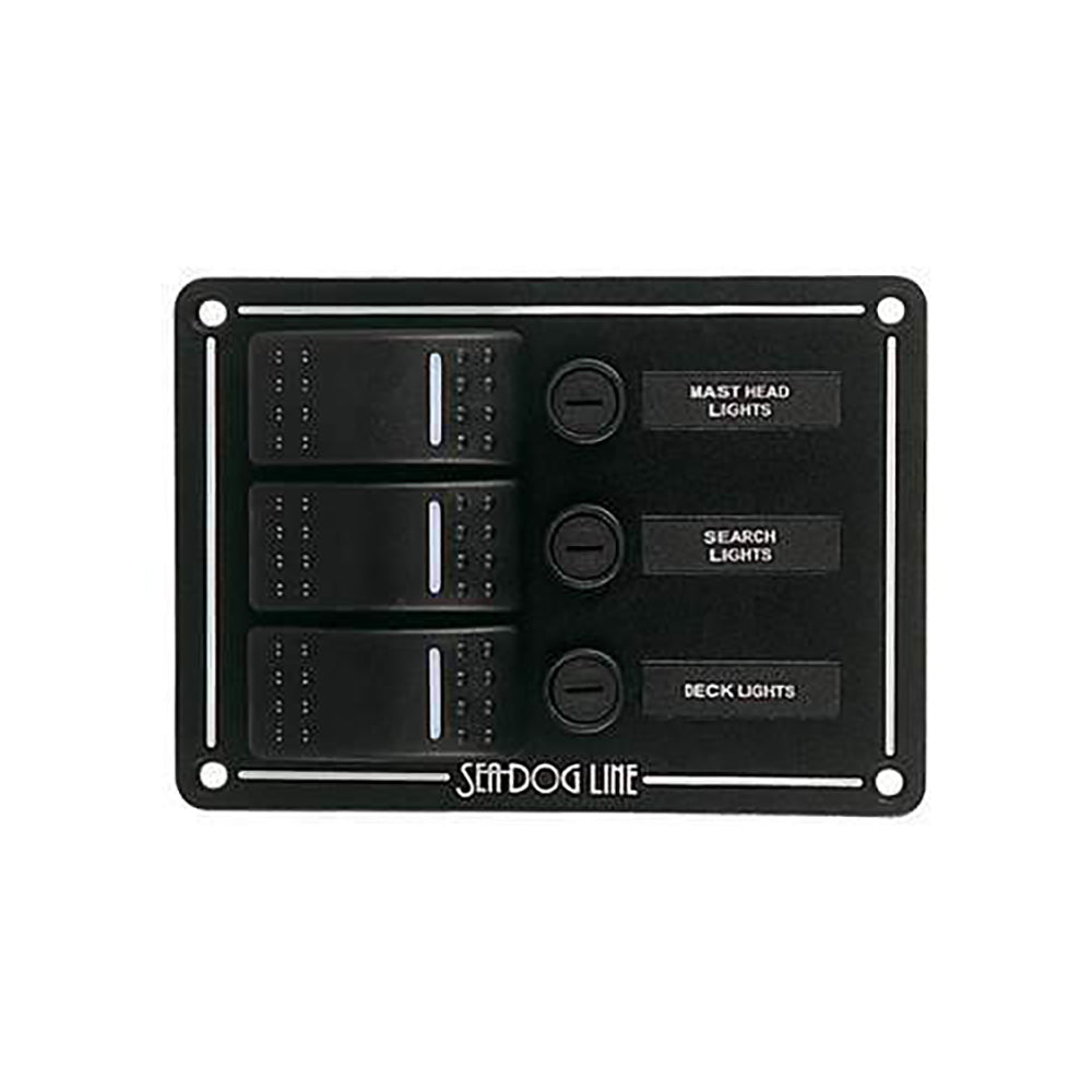 Sea-Dog Switch Panel 3 Circuit - 425130-3