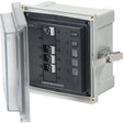 Blue Sea 3130 - SMS Panel Enclosure with Main & 3 Branch (15A) - 120V AC - 3130