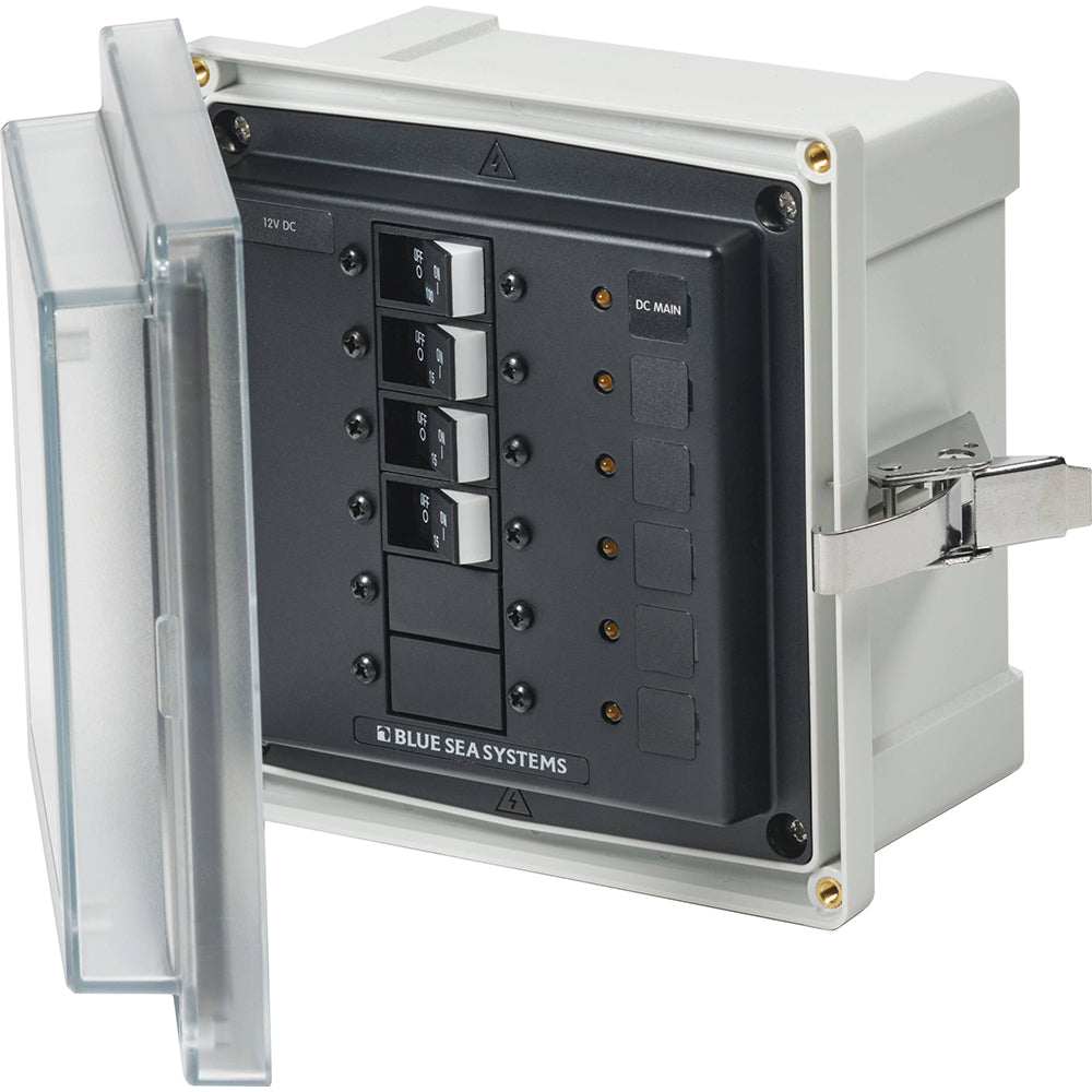 Blue Sea 3135 - SMS Panel Enclosure with UL Main & 3 Branch (12/24V) - 12/24V DC - 3135