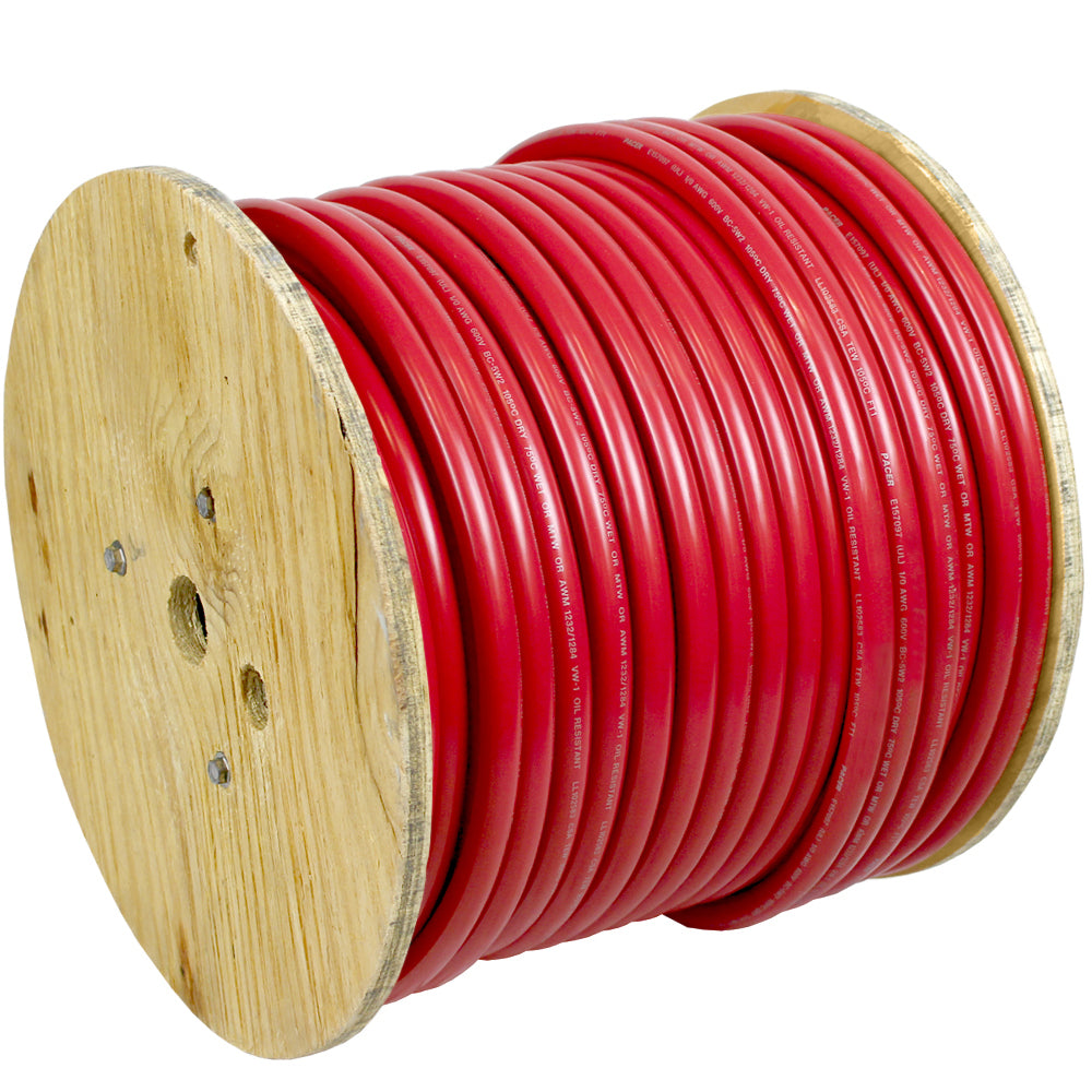 Pacer Red 2/0 AWG Battery Cable - 250' - WUL2/0RD-250