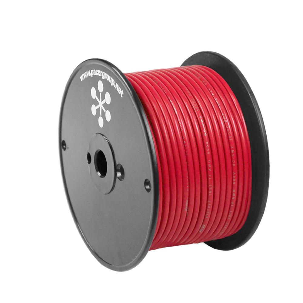 Pacer Red 18 AWG Primary Wire - 100' - WUL18RD-100