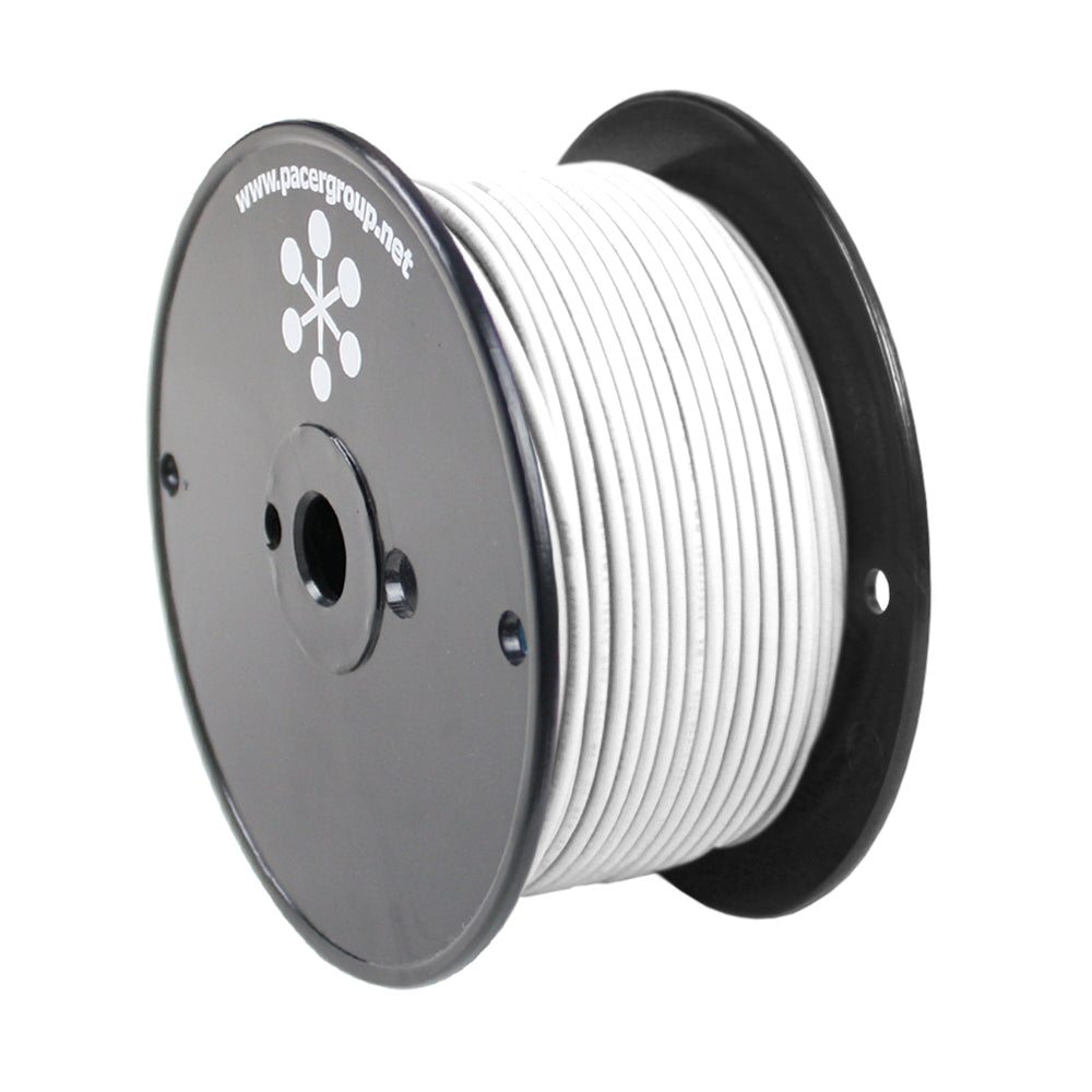 Pacer White 18 AWG Primary Wire - 250' - WUL18WH-250