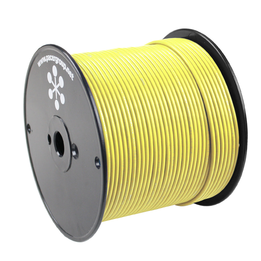 Pacer Yellow 18 AWG Primary Wire - 500' - WUL18YL-500