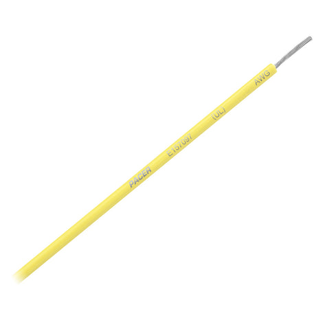 Pacer Yellow 16 AWG Primary Wire - 25' - WUL16YL-25