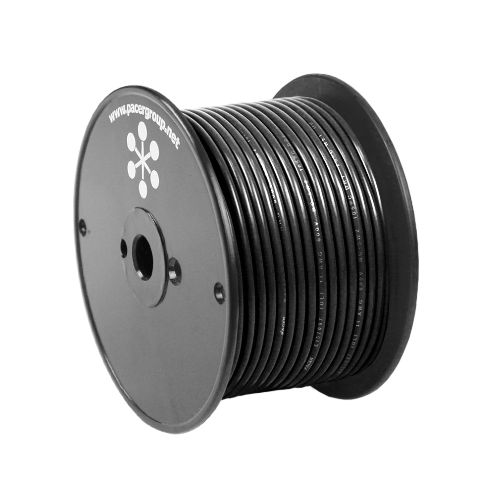Pacer Black 16 AWG Primary Wire - 100' - WUL16BK-100