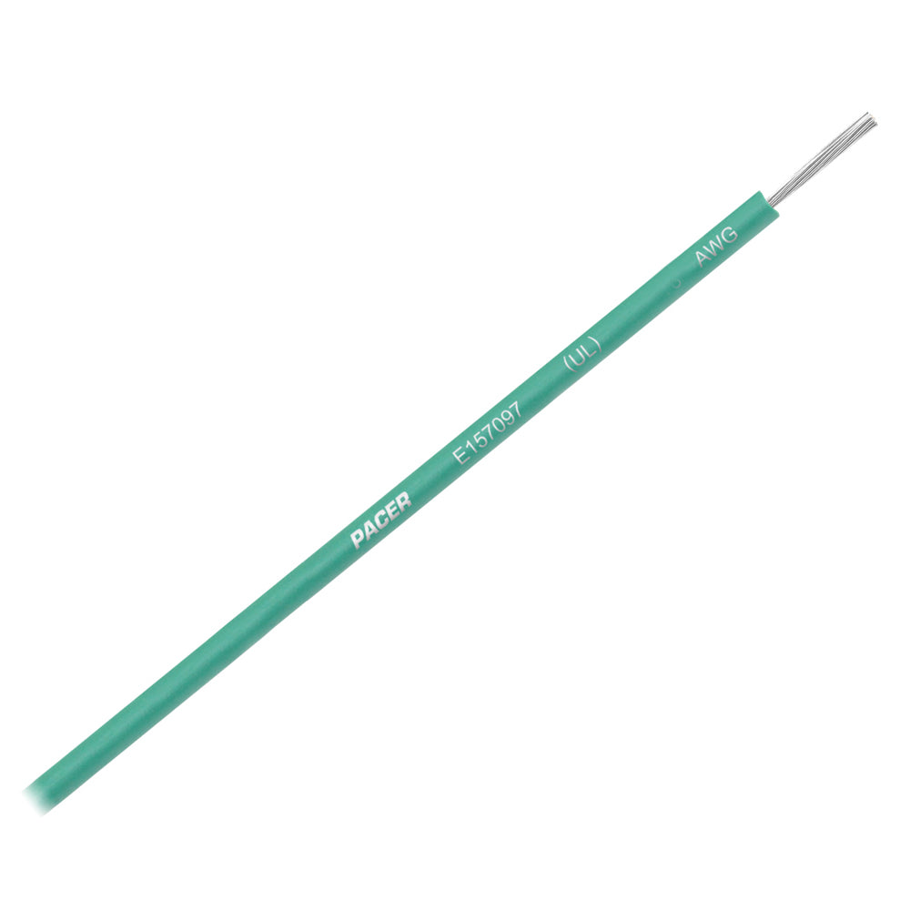 Pacer Green 14 AWG Primary Wire - 18' - WUL14GN-18