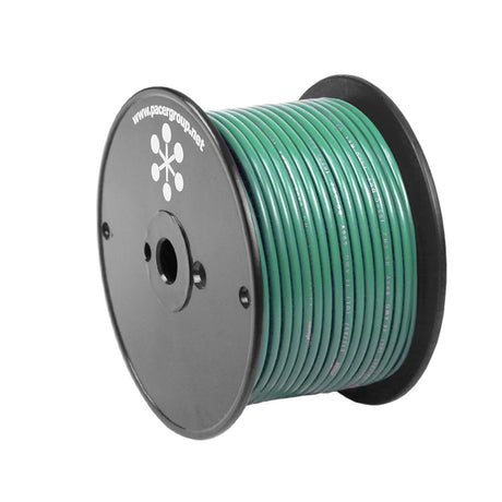 Pacer Green 14 AWG Primary Wire - 100' - WUL14GN-100