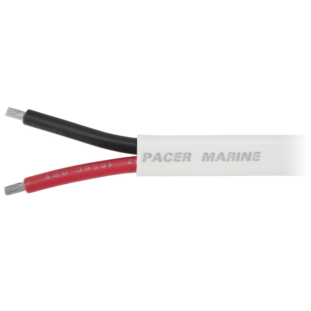 Pacer 12/2 AWG Duplex Cable - Red/Black - 1,000' - W12/2DC-1000