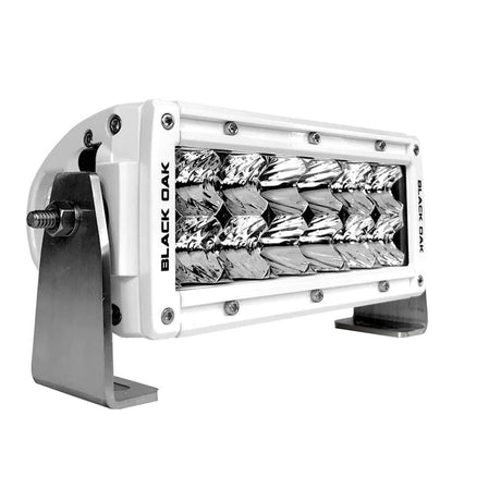 Black Oak Pro Series Double Row Combo 6" Light Bar - White - 6CM-D5OS