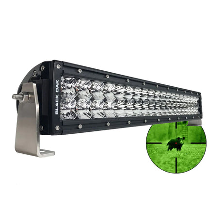 Black Oak Pro Series Double Row Combo Infrared 20" 850nm Light Bar - Black - 20IR-850