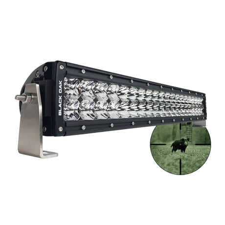 Black Oak Pro Series Double Row Combo Infrared 20" 940nm Light Bar - Black - 20IR-940