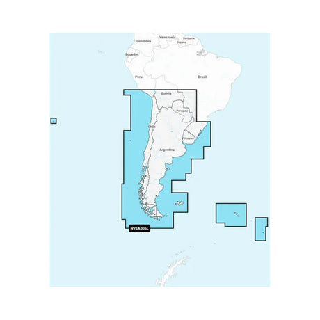 Garmin Navionics Vision+  NVSA005L - Chile, Argentina & Easter Island - Marine Charts - 010-C1286-00