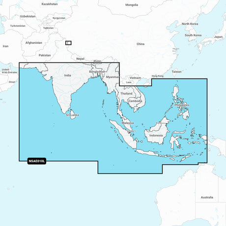 Garmin Navionics+ NSAE010L - Indian Ocean & South China Sea - Marine Chart - 010-C1213-20