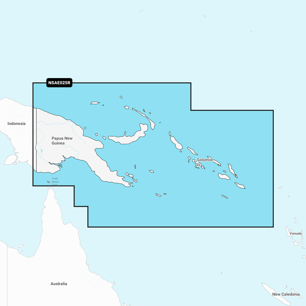 Garmin Navionics+ NSAE025R - Papua New Guinea & Solomon Islands - Marine Chart - 010-C1223-20