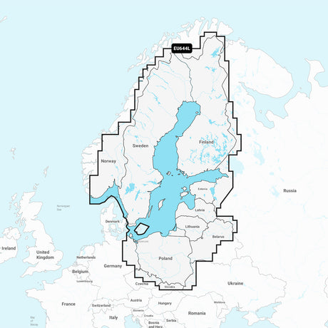 Garmin Navionics+ NSEU644L - Baltic Sea - Marine Chart - 010-C1273-20