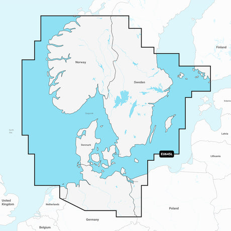 Garmin Navionics+ NSEU645L - Skagerrak & Kattegat - Marine Chart - 010-C1274-20