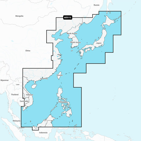 Garmin Navionics Vision+ NVAE011L - China Sea & Japan - Marine Chart - 010-C1214-00