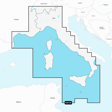 Garmin Navionics Vision+ NVEU012R - Mediterranean Sea, Central & West - Marine Chart - 010-C1238-00