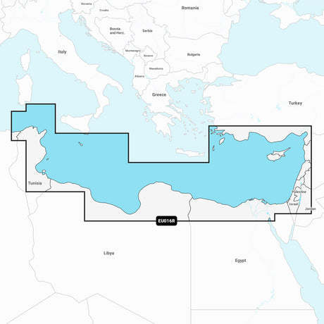 Garmin Navionics Vision+ NVEU016R - Mediterranean Sea, Southeast - Marine Chart - 010-C1241-00