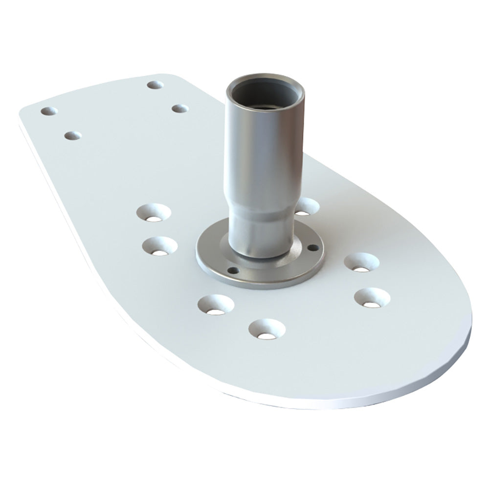 Seaview Starlink Modular Top Plate w/Starlink Stainless Steel 1"-14 Threaded Adapter & Stainless Steel Base - ADASTLK