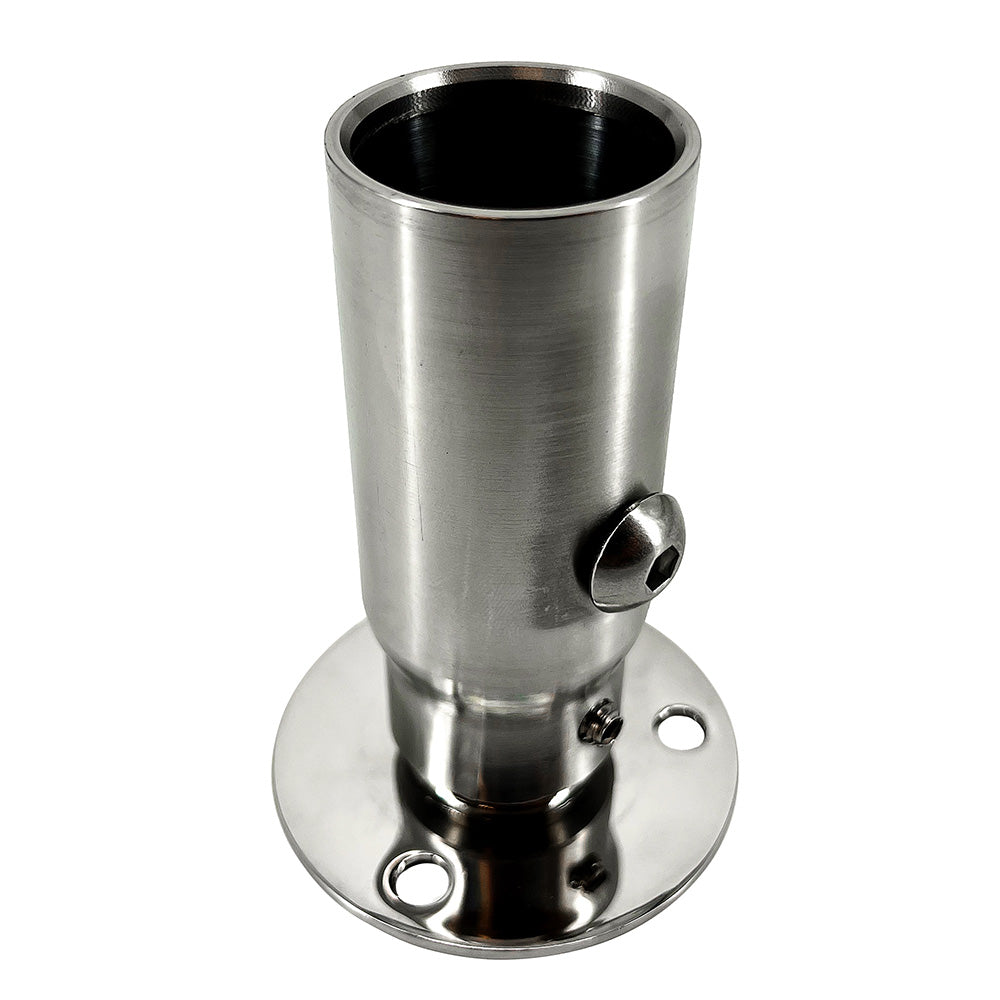 Seaview Starlink Stainless Steel 1"-14 Threaded Adapter & Stainless Steel Fixed Base - SV114STLKFB