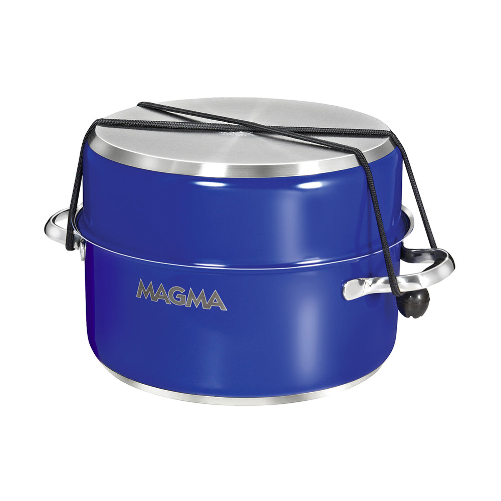 Magma Nestable 10 Piece Induction Non-Stick Enamel Finish Cookware Set - Cobalt Blue - A10-366-CB-2-IN