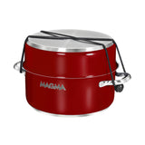 Magma Nestable 10 Piece Induction Non-Stick Enamel Finish Cookware Set - Magma Red - A10-366-MR-2-IN