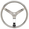 Uflex - V46 - 13.5" Stainless Steel Steering Wheel w/Speed Knob - V46