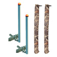 C.E. Smith 40" Post Guide-On w/L.E.D. Posts & Camo Wet Lands Post Guide-On Pads - 27740-902