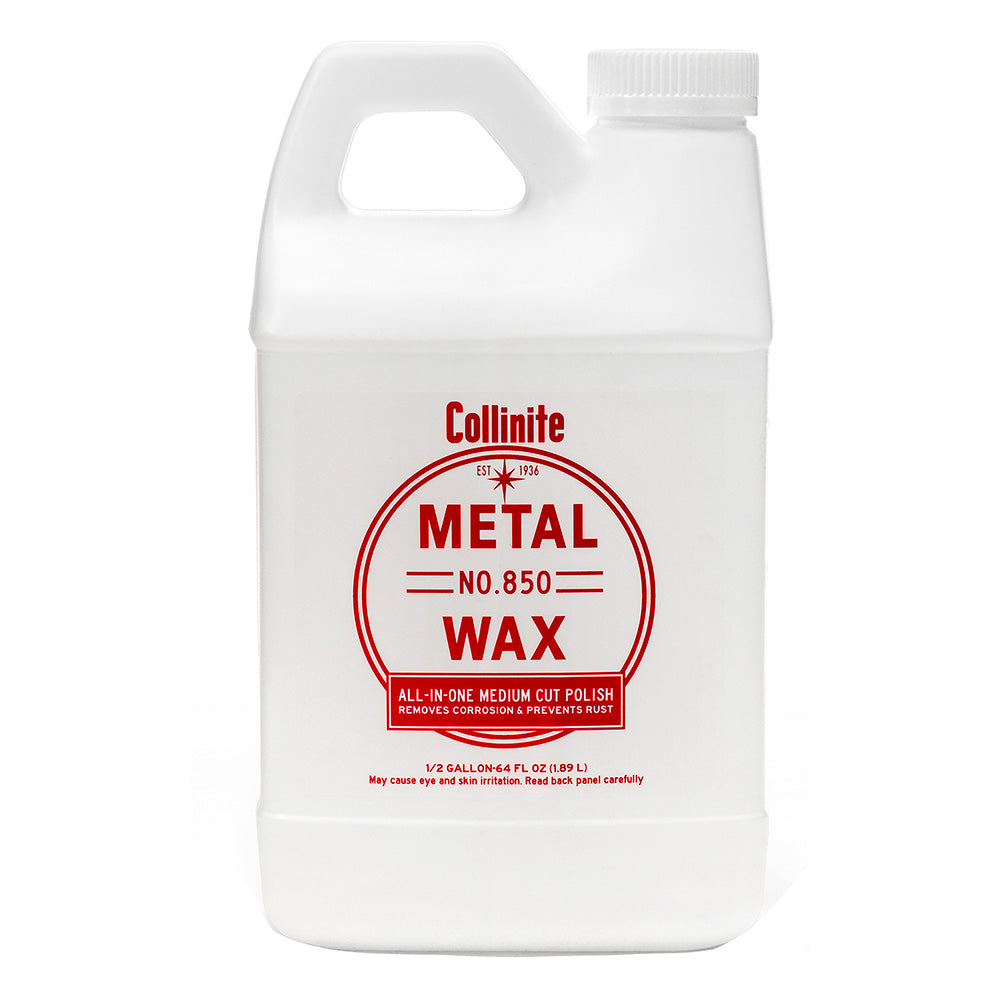 Collinite 850 Metal Wax - Medium Cut Polish - 64oz - 850-64OZ