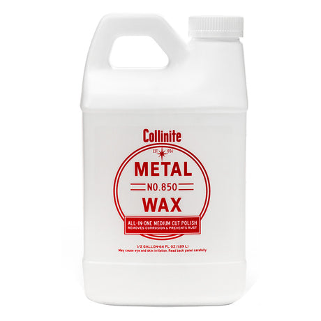 Collinite 850 Metal Wax - Medium Cut Polish - 64oz - 850-64OZ