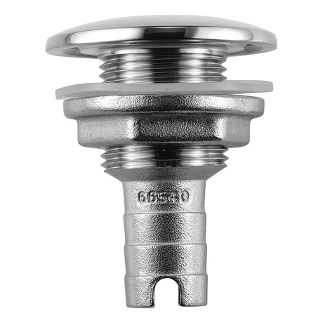 Attwood Stainless Steel Thru-Hull Short Straight Barbed - 3/4" Inner Diameter - 66541-3