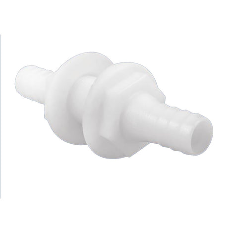 Attwood White Plastic Double Ended Connector - 3/4" Inner Diameter - 3878-3