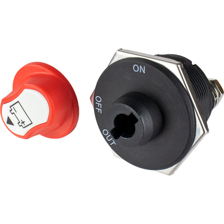 Sea-Dog Mini Battery Switch Key w/Removable Knob - 32V & 300A - 422730-1