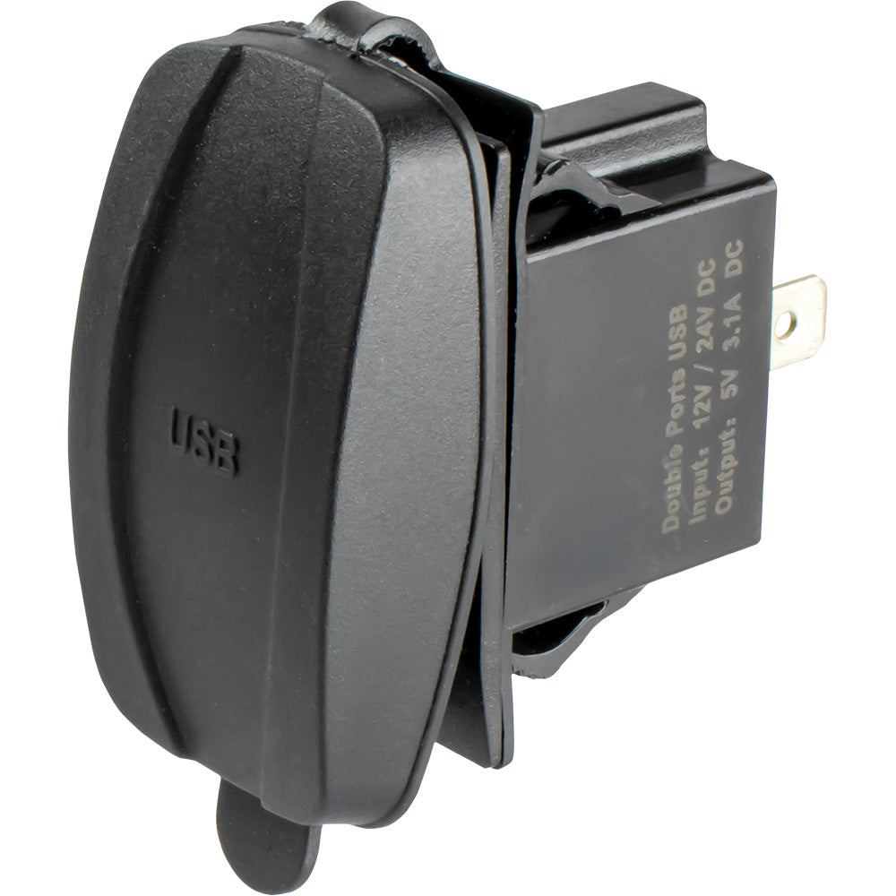 Sea-Dog USB & USB-C Rocker Switch Style Power Socket - 426521-1