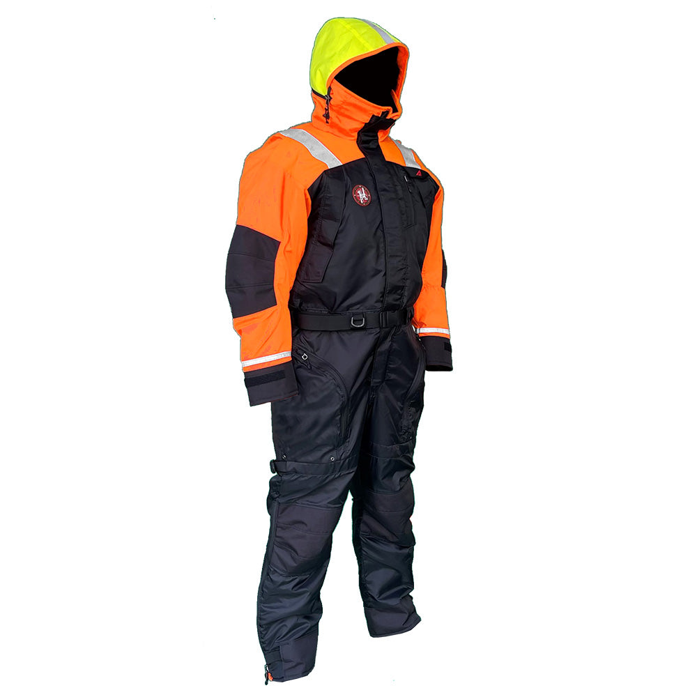 First Watch Anti-Exposure Suit Hi-Vis - Orange/Black - Small - AS-1100-OB-S