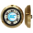 Shadow-Caster SC3 Series Blue/White Bronze Surface Mount Underwater Light - SC3-BW-BZSM